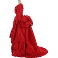 thumbnail image 4 of Women's Draula red dress Lady's Victorian Bustle Dress, 4 of 7