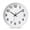 White, variant on Westminster Clocks 12 Inch Wall Clock, Modern Minimalist, Silent Quartz, Sandstone Beige