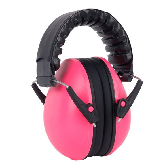 NAOJIE Kids Noise Cancelling Headphones,Toddler Ear Protection,Ear Muffs for Noise Reduction Kids,Noise-Canceling Earmuffs for Children Are Comfortable to Wear - Pink