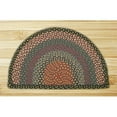 thumbnail image 2 of Earth Rugs Braided Burgundy/Blue Area Rug, 2 of 5