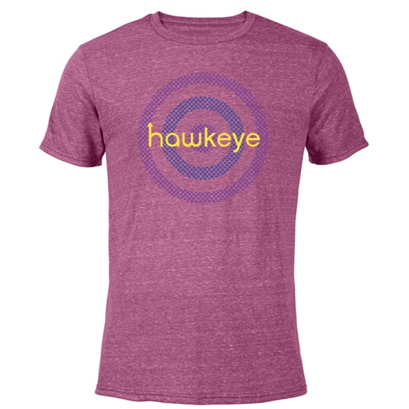 Marvel Hawkeye Purple Target - Short Sleeve Blended T-Shirt for Adults – Customized-Purple