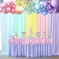 thumbnail image 2 of Cortinas de fondo JCJ Unicorn Pastel Rainbow de 10 x 7 pies, 5 paneles, 2 of 7