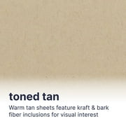 Strathmore 400 Series Sketch Paper Pad, Toned Tan, Side Wire Bound, 9x12 inches, 50 Sheets (80lb/118g)
