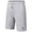 Light gray, variant on Men's Cotton Shorts Casual Elastic Waist Drawstring Summer Beach Vacation Yoga Golf Shorts with Zipper Pockets