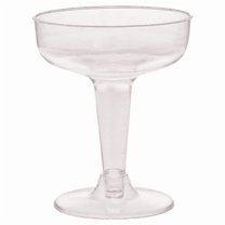 VeZee's Hanna K. Signature Elegant Plastic Champagne Heavyweight Plastic Cup 4 oz for Elegant Parties, Weddings & All Occasions: 100 Cups