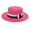 Hot Pink, variant on Prolriy Panama Hat Men Fedora Hats Womens Sun Hat Summer Travel Sun Hat Korean Version of The Big Brim Hat Outdoor All Sun Hat Fisherman Hat Sun Hats for Women Black