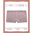 thumbnail image 2 of Princess Rose Girls Underwear Soft Comfort Stretch Boyshorts Seamless Underwear for Girls 7 Pack, 2 of 7