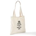 thumbnail image 6 of CafePress - Keep Calm And Salsa On Tote Bag - Unisex Canvas Tote Bag, Beige, 1-Piece, 6 of 6