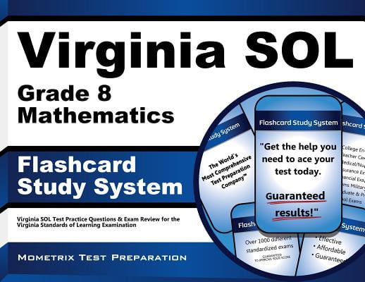 Virginia Sol Grade 8 Mathematics Flashcard Study System