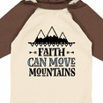 thumbnail image 4 of Inktastic Faith Can Move Mountains Girls Long Sleeve Baby Bodysuit, 4 of 5
