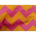 thumbnail image 4 of oneOone Organic Cotton Voile Fabric Chevron Geometric Decor Fabric Printed BTY 42 Inch Wide, 4 of 4