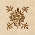 thumbnail image 1 of Ahgly Company Machine Washable Indoor Square Transitional Bronze Brown Area Rugs, 4' Square, 1 of 7