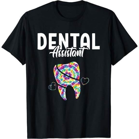 Dental Assistant Gift Funny Patient Dentist Assistant T-Shirt Black Small