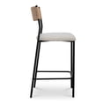 thumbnail image 3 of Moe's Home Collection Foley Counter Stool Fabric White, 3 of 8
