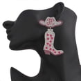 thumbnail image 3 of Pendientes colgantes de diamantes de imitación Yashi E1507 Khika BK, 3 of 5