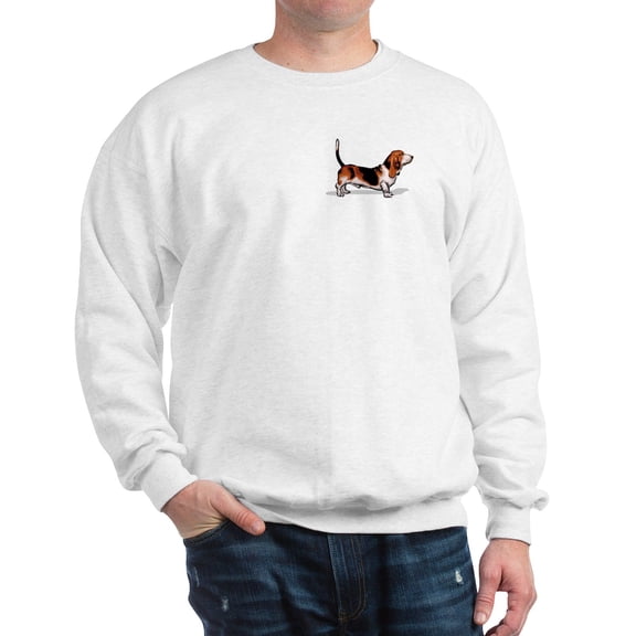 CafePress - Bassett Hound Sweatshirt - Crew Neck Sweatshirt