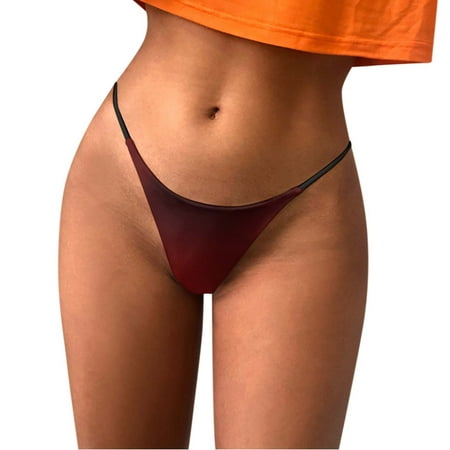 

NECHOLOGY Postpartum Underwear for Women after Birth Womens Sexy Thong Fashion Print Soft plus Size Maternity Underwear under Bump Underpants Red Medium