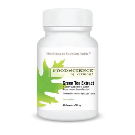 FoodScience of Vermont Green Tea Extract, 60 Ct