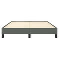thumbnail image 3 of vidaXL Bed Frame Dark Grey 137x190 cm Full Fabric, 3 of 6