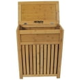 thumbnail image 3 of Redmon Contemporary Country Collection Laundry Hamper, Bamboo, 3 of 5