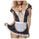 thumbnail image 1 of Gibobby Lencería sexy Mucama Mujer Lindo Vestido Lencería Juego Disfraces Cosplay Sexy Sirviente Uniforme Íntimos(Negro, CH), 1 of 5