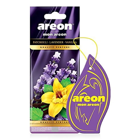 Ambientador para auto AREON MON MA34 Patchouli, Lavanda y Vainilla
