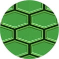 thumbnail image 1 of Ahgly Company Indoor Round Patterned Green Area Rugs, 3' Round, 1 of 6