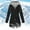 #1-Black, variant on Womens Rain Jacket Outdoor Plus Size Coat Waterproof Windproof Outwear