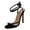 Black, variant on Womens Strappy Heels Pointed Toe Thong High Heels Ankle Strap Stiletto Heeled Sandals