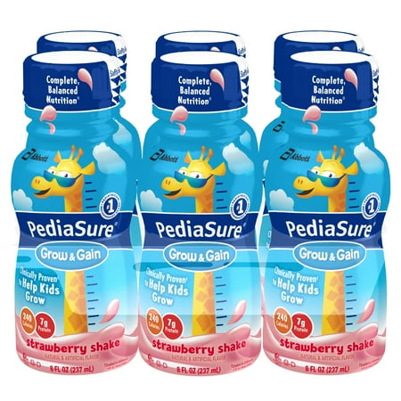 PediaSure Grow Gain Strawberry Shake - 6pk/48 fl oz