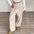 thumbnail image 2 of Tanming Barrel Sweatpants High Waisted Cargo Pants Women Wide Leg Dress Pants for Women Work Pants Women Stretch Casual Work Pants Women Cargo Pants Women High Waist, 2 of 6