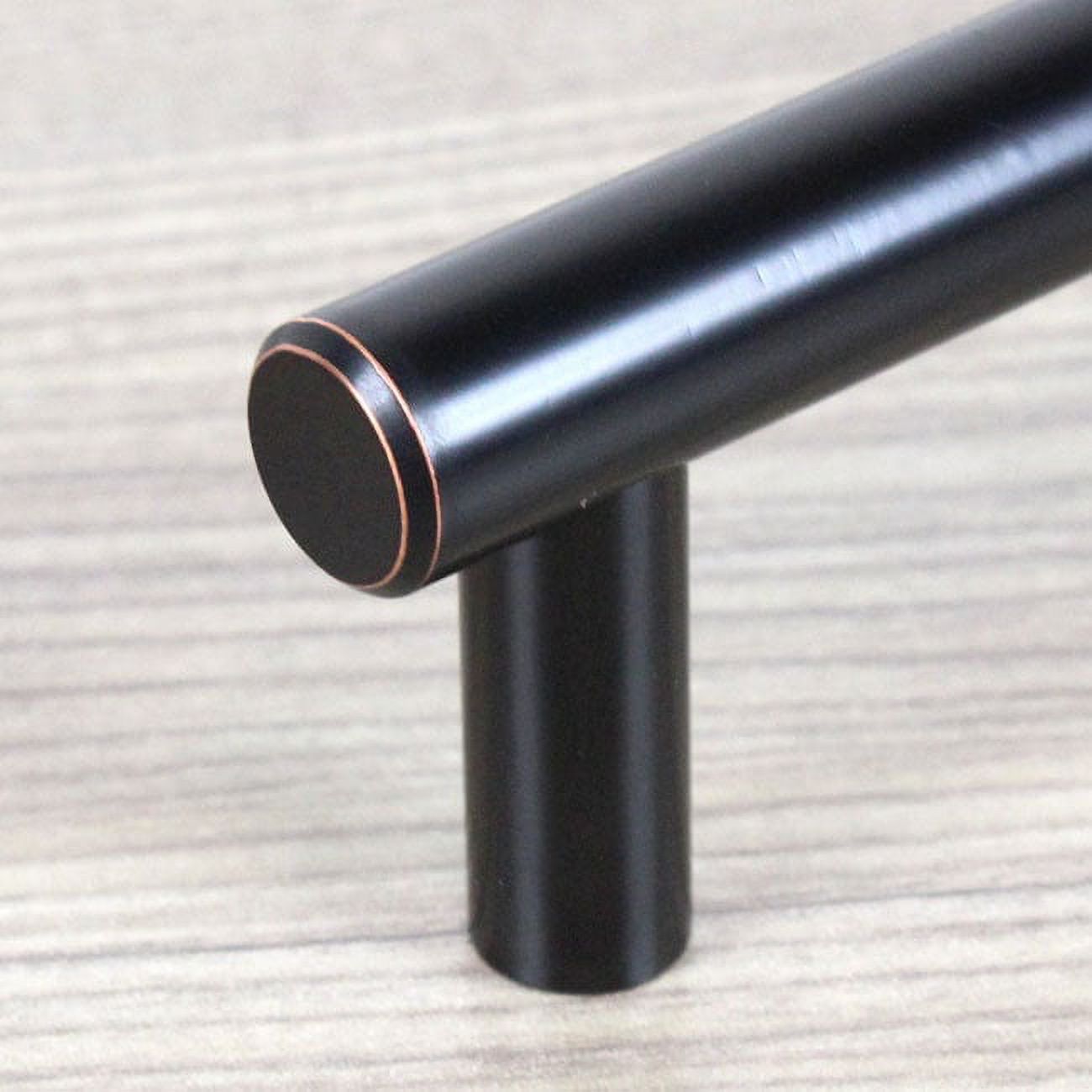 6" Solid Oil Rubbed Bronze Cabinet Bar Pull Handle 6-inch (150mm) Solid Oil Rubbed Bronze Cabinet Bar Pull Handles (Case of 5) - image 5 of 5