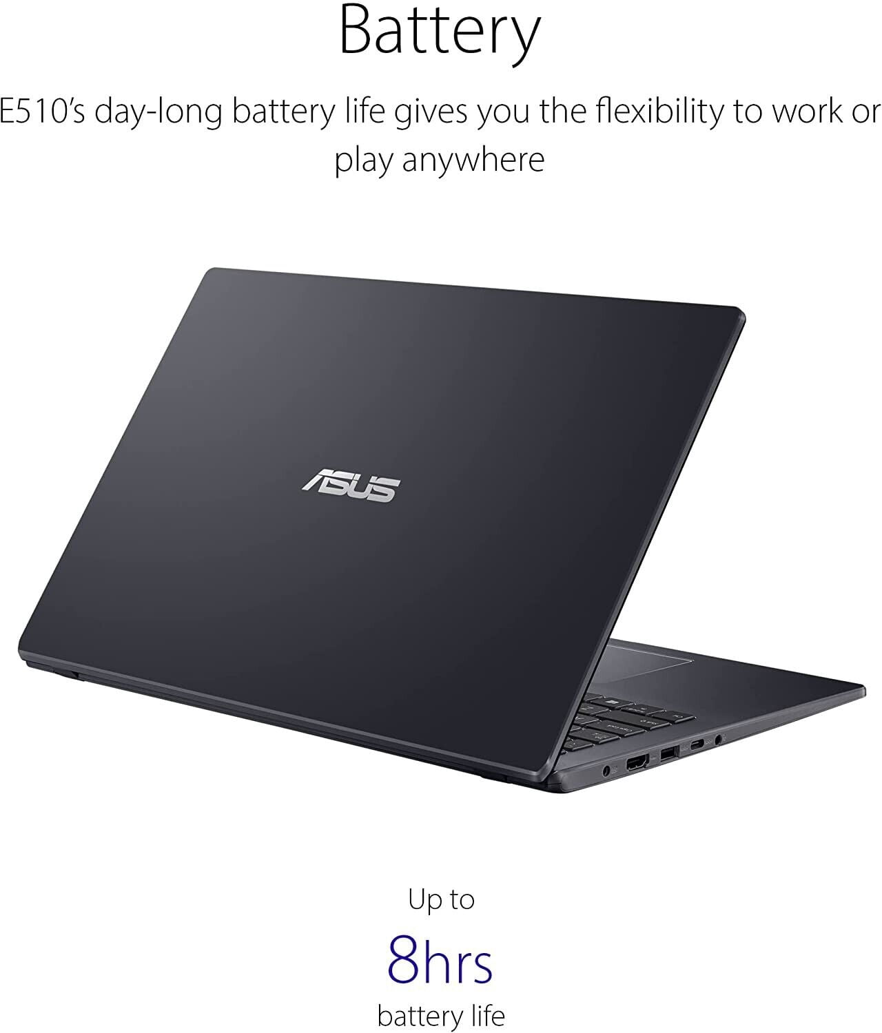 ASUS Vivobook Go 15 L510 15.6” FHD Laptop, Intel Celeron N4020 Processor, 4GB, 64GB HD