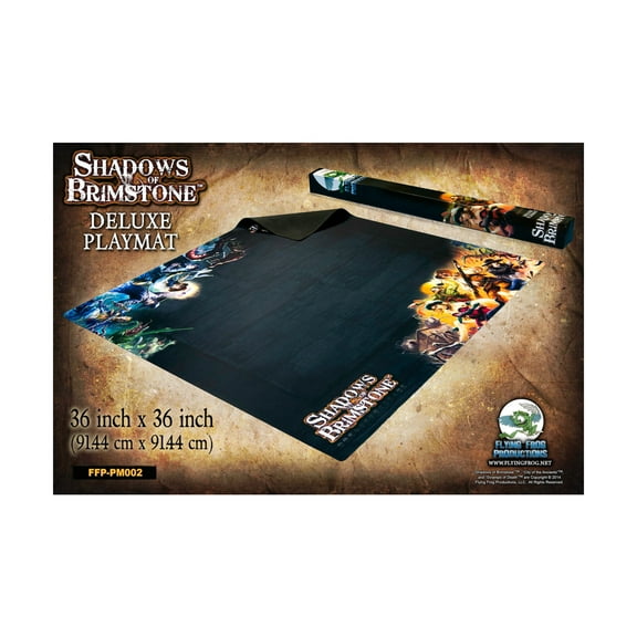 Flying Frog Productions FYFPM002 3 x 3 ft. Shadows of Brimstone Deluxe Playmat Board