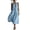 A-Blue864, variant on Halter-Neck Maxi Dress for women Oversized Cafe-Day Midi Shift Dress