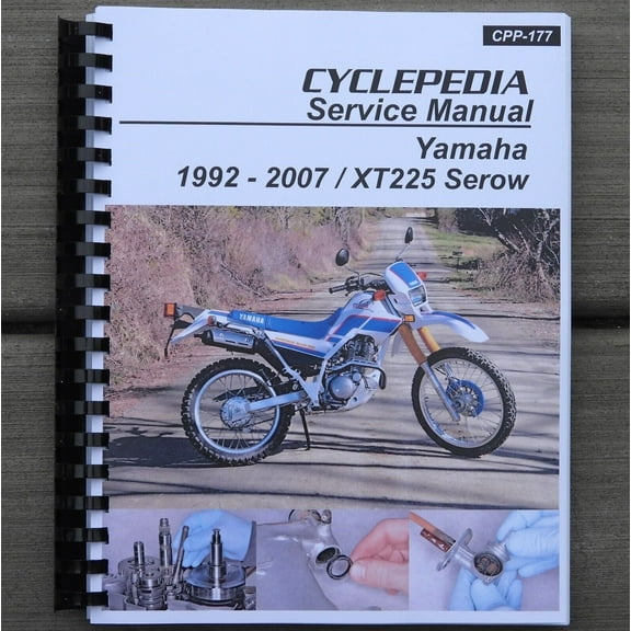 1992-2007 Yamaha XT225 XT 225 SERVICE & REPAIR MANUAL