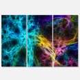 thumbnail image 2 of Glowing Abstract Fireworks - Abstract Canvas Art Print, 2 of 3