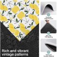 thumbnail image 3 of Yellow Lemon Fruit Leaves White Pattern Kitchen Rugs Sets Of 3,Kitchen Runner Rugs Non Skid Washable,Decorative Kitchen Floor Mats for Kitchen,Sink,Laundry,17"x30"+ 17"x47" + 17"x59", 3 of 6