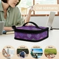 thumbnail image 5 of KUIFORTI Love Print Lunch Box Reusable Women Laptop Tote Bag Ice Packs Women Lunch Bag Wallet Zipper Purse Easy Clean, 5 of 7