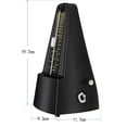 thumbnail image 2 of Pyramid Style Design Mechanical Metronome, Accurate Tempo Adjustment & Durable Spring Mechanism for Your Daily Music Instrument Practice, 2 of 4