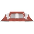 thumbnail image 1 of CAMPROS CP 12 Person Cabin Tent, 2 Room Extra Large Straight Wall Camping Tents Waterproof Windproof with Top Rainfly, 6 Large Mesh Windows, Double Layer, Easy Set Up Family Tent, 1 of 4