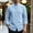 Light Blue, variant on OGLCCG Mens Cotton Linen Shirts Casual Buttons Down Roll-Up Long Sleeve Shirt Summer Chinese Hanfu Style Tang Shirt S-3XL