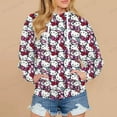 thumbnail image 2 of Hot Sale Oversize Printing Women Sweatshirt 2022 Autumn Anime Style Loose High Quality Hoodies Hello Kitty Print Hooded Girl HOEMLIN, 2 of 6