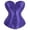 Purple, variant on ANINEO Corset Shapewear Tops For Women Plus Size Corset Shapewear Lace Up Bustier Shaper Clothes