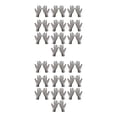 thumbnail image 3 of Guante de protección de trabajo Sonducket 10 pares Negro Gris Blanco XS S M L, 3 of 6