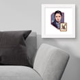 thumbnail image 4 of Gallery Pops Star Wars: Skeleton Crew - Fern Illustrated Badge Wall Art, White Framed Version, 12" x 12", 4 of 5