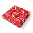 thumbnail image 2 of Christmas U-Shaped Chair Cushions,16"x16"Soft Comfortable Linen Textured Chair Pads Non Slip Seat Cushions for Indoor Dining Room and Kitchen Chairs, 2 of 8