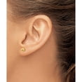 thumbnail image 3 of 14K Yellow Gold Inverness 5mm Ball Post Earrings (5 X 5) Made In United States 3e, 3 of 5