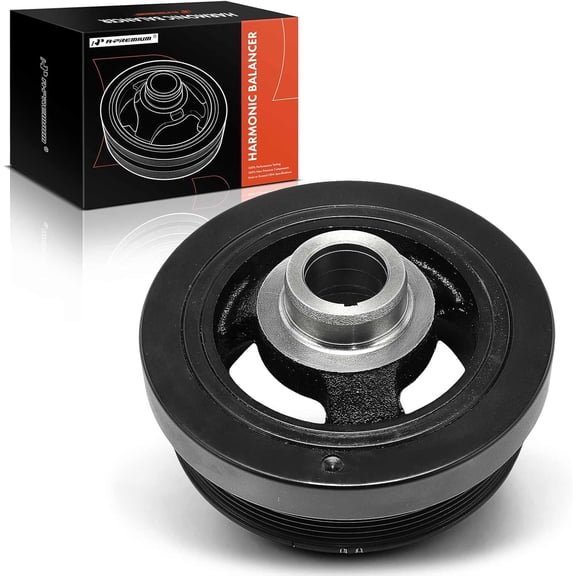 A-Premium Engine Harmonic Balancer Crankshaft Pulley Compatible with Nissan Frontier 2005-2019, Pathfinder 2005-2012, NV1500 NV2500 NV3500 2012-2020, Xterra 2005-2015 & Suzuki Equator 2009-2012