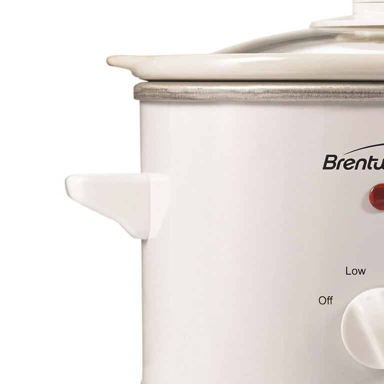 Brentwood Appliances SC-115W 1.5 Quart Slow Cooker, White